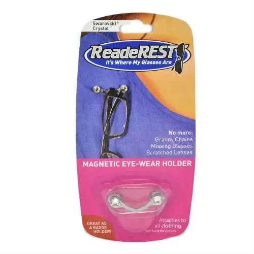 2PACK Readerest Magnetic Eyeglass Holder Name Tag Badge Sunglasses Bolder Holder 3