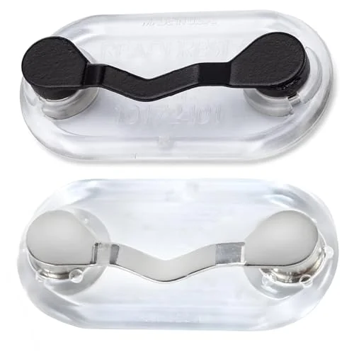 Genuine Readerest Stainless Steel Magnetic Eyeglass Eye Glass Holders USA New