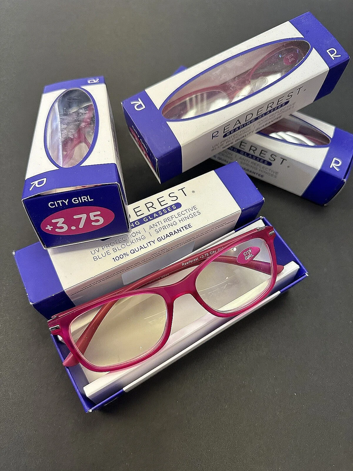 READEREST Blue Light Blocking Reading Glasses +1.75 Mag Floral Mist New 4