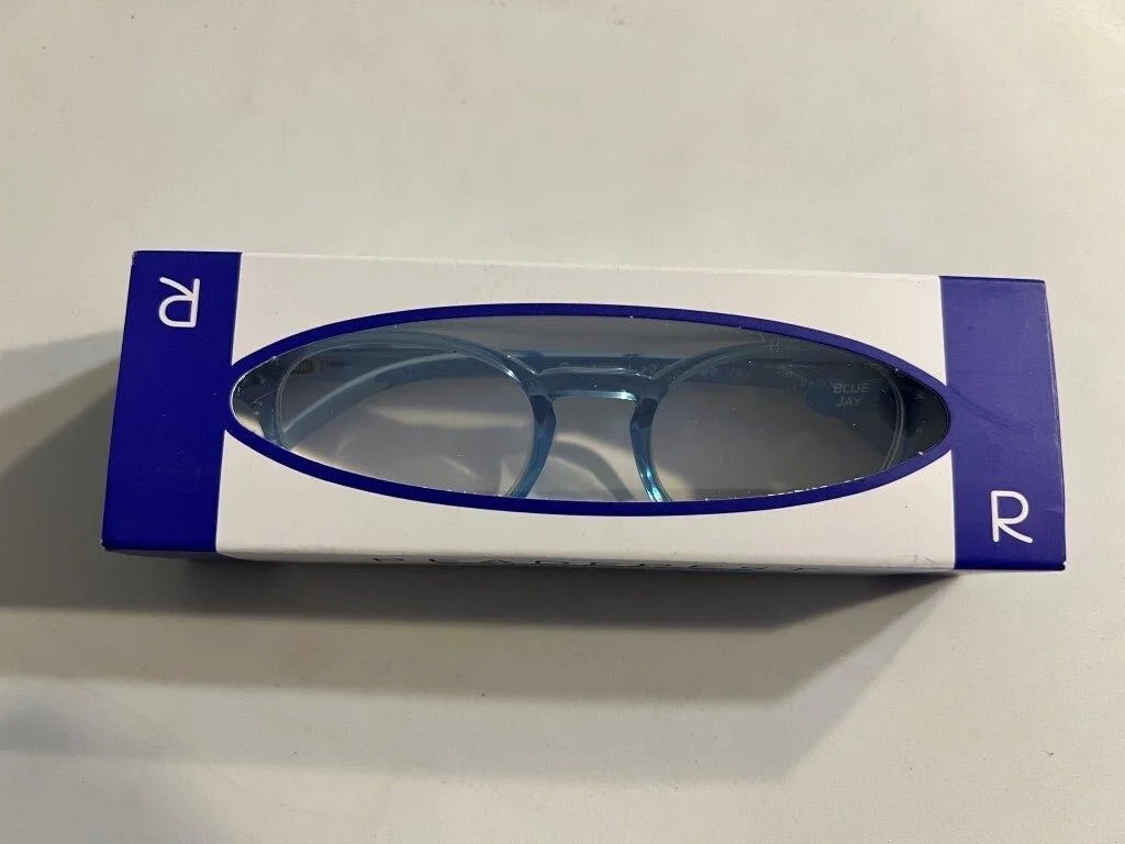 READEREST Blue Light Blocking Reading Glasses +2.25 Mag Blue Jay New 2