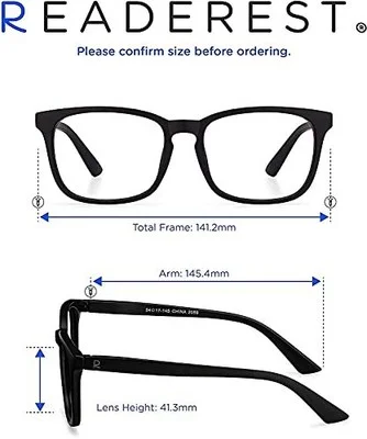 Readerest blue-light-blocking-reading-glasses-black-1-75-magnification 4