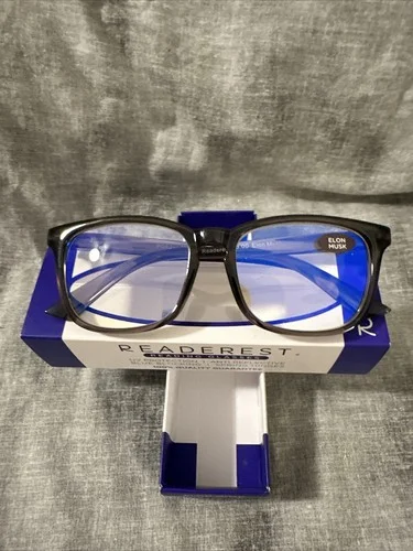 Readerest Blue Light Blocking Reading Glasses (Elon Musk +2.50 Magnification)