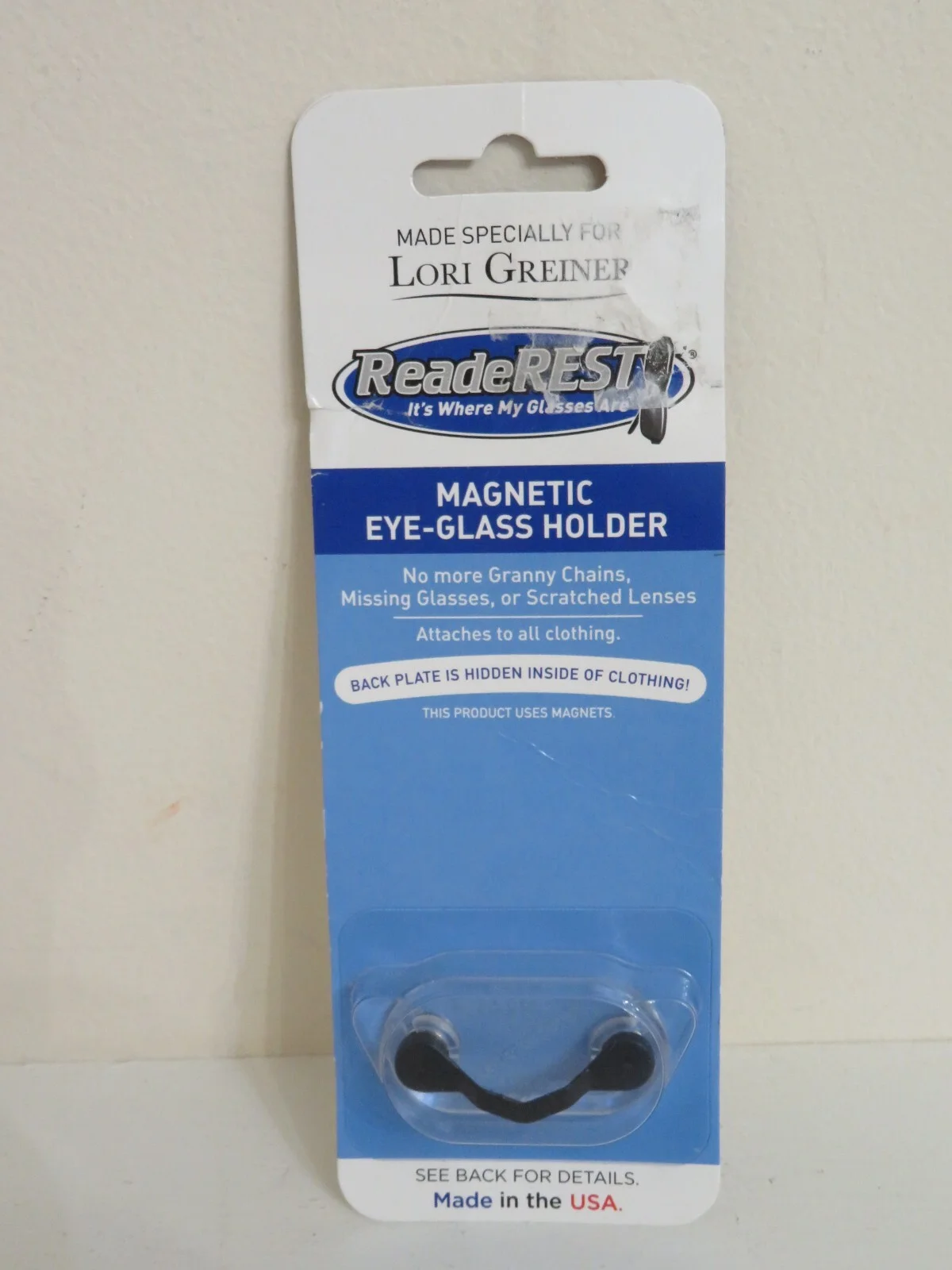ReadeREST - Classic Black Magnetic Eyeglass Holder NEW factory sealed