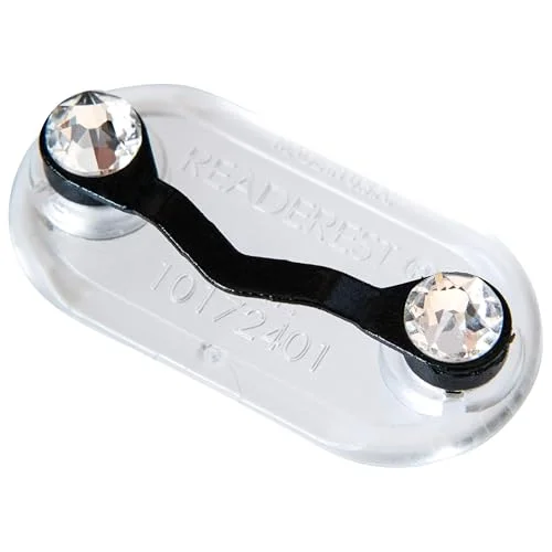 Readerest Magnetic Eyeglass Holder (Black with Swarovski® crystals)