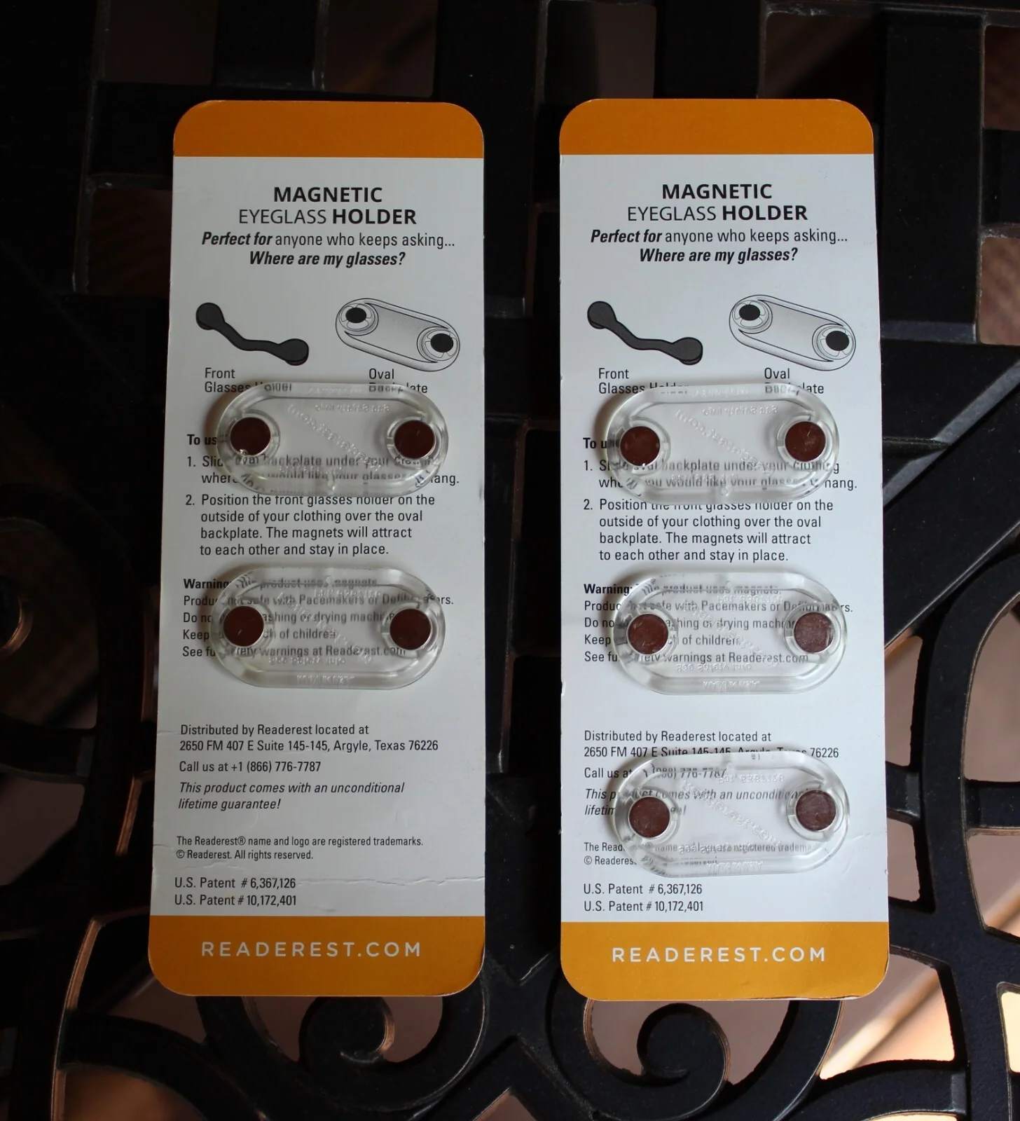 ReadeREST Magnetic Eyeglass Holder Lot of 5 Holders NEW 2