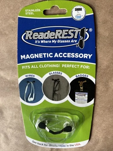 ReadeREST - Stainless Steel Magnetic Eyeglass Holder NEW factory sealed