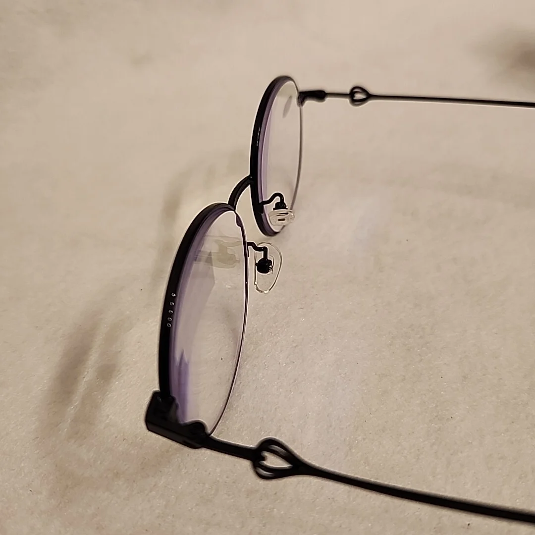 Reading Glasses +1.50, Blue Light Blocking, Readerest, Round Black Frame, 000795 2