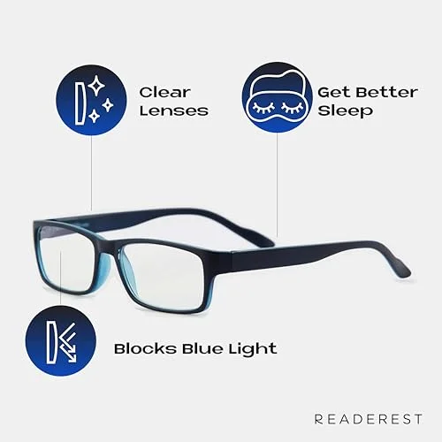 Reading GLASSES +1.50 Readerest UV Protection Blue Blocking New 2