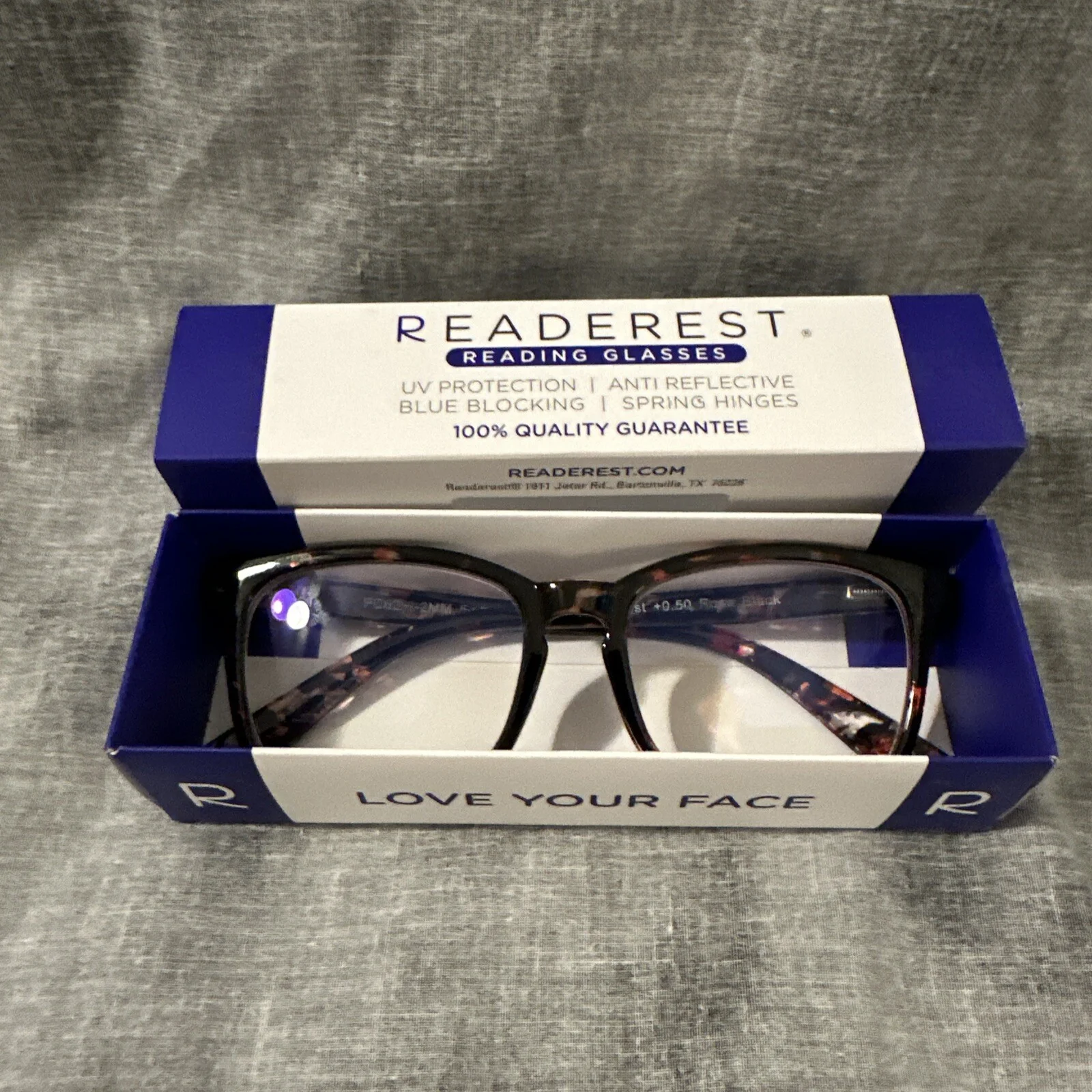 Reading Glasses Readerest Black Oak +2.75 UV Protection Blue Blocking NEW 3